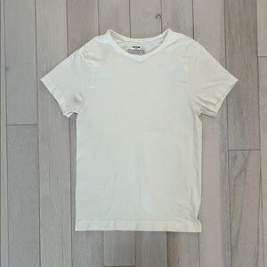 SKIMS Cream Crew Neck Top